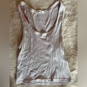 Madhappy Outdoors Cropped Contrast Stitch Tank Top